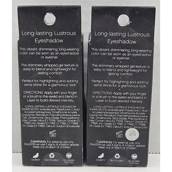 ELF LONG LASTING LUSTROUS EYE SHADOW 81144 Soiree Lot Of 2 Discontinued NIB - Picture 2 of 2